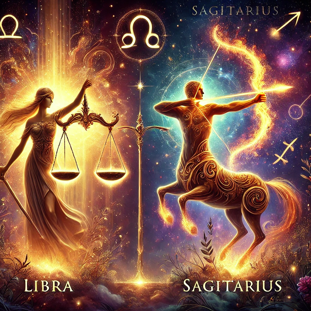 Libra and Sagittarius Star Sign Compatibility